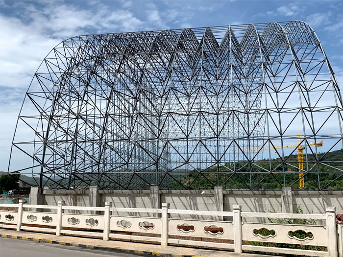 永州山寨矿储煤棚网架