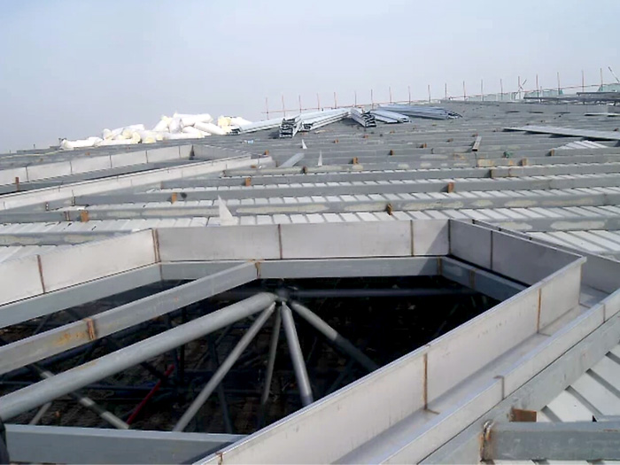 永州安吉县体育馆网架