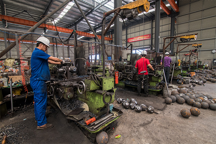 永州网架配件车间